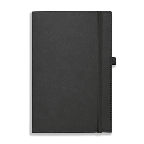 Dorchester NewHide A5 Notebook, Feint Ruled, Black