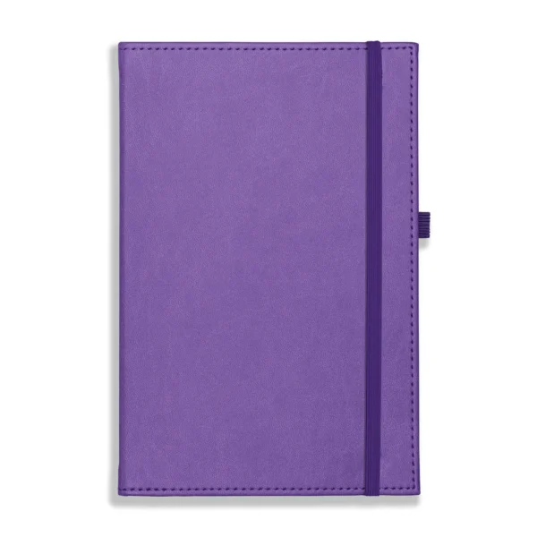 Dorchester NewHide A5 Notebook, Feint Ruled, Violet