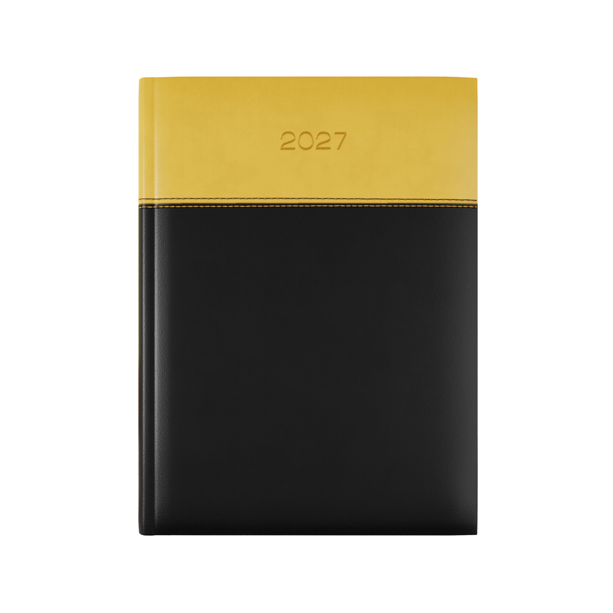 dorchester-horizon-a5-desk-diary-day-per-page-black-yellow