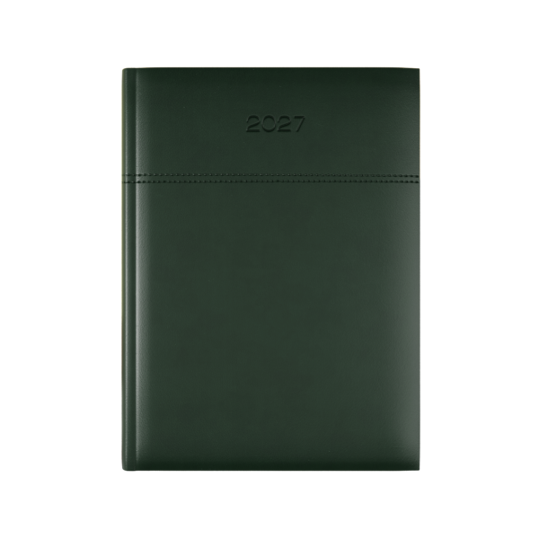 Dorchester Horizon A5 Desk Diary, Day Per Page, Green-Green