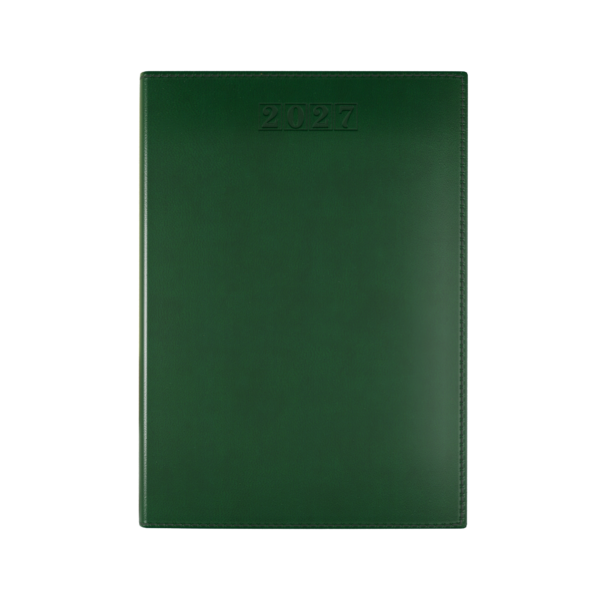 Dorchester NewHide A5 Desk Diary, Day Per Page, Green