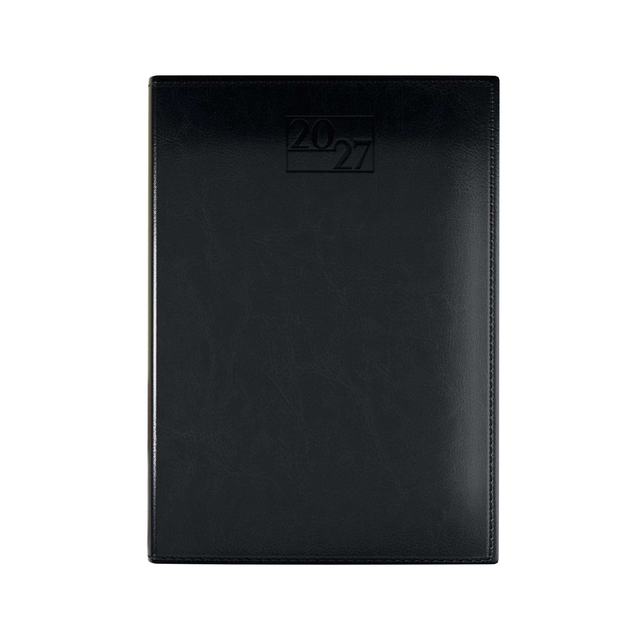 harrogate-saharahide-faux-leather-a5-diary-day-per-page-black
