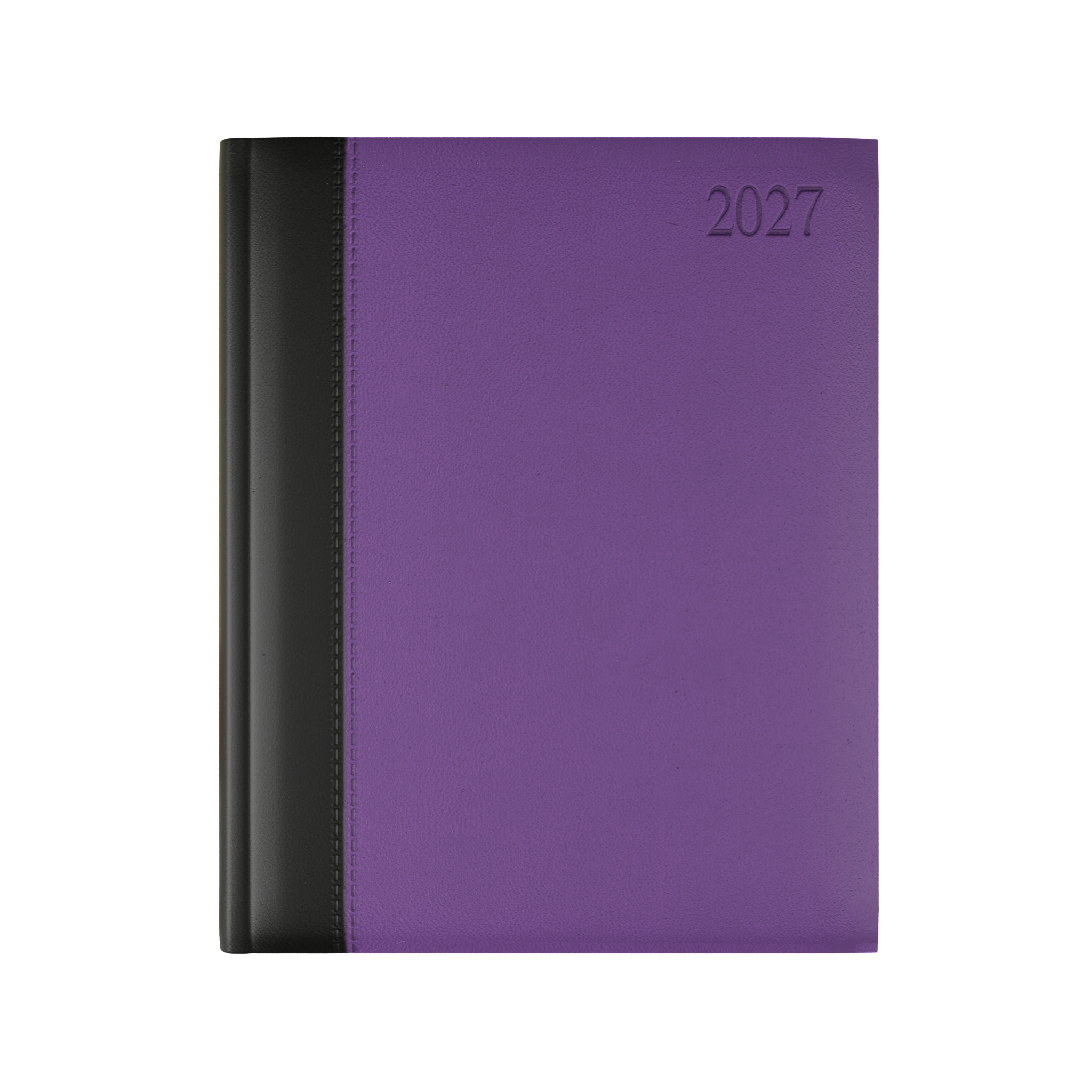 dorchester-bicolour-quarto-desk-diary-week-to-view-black-purple