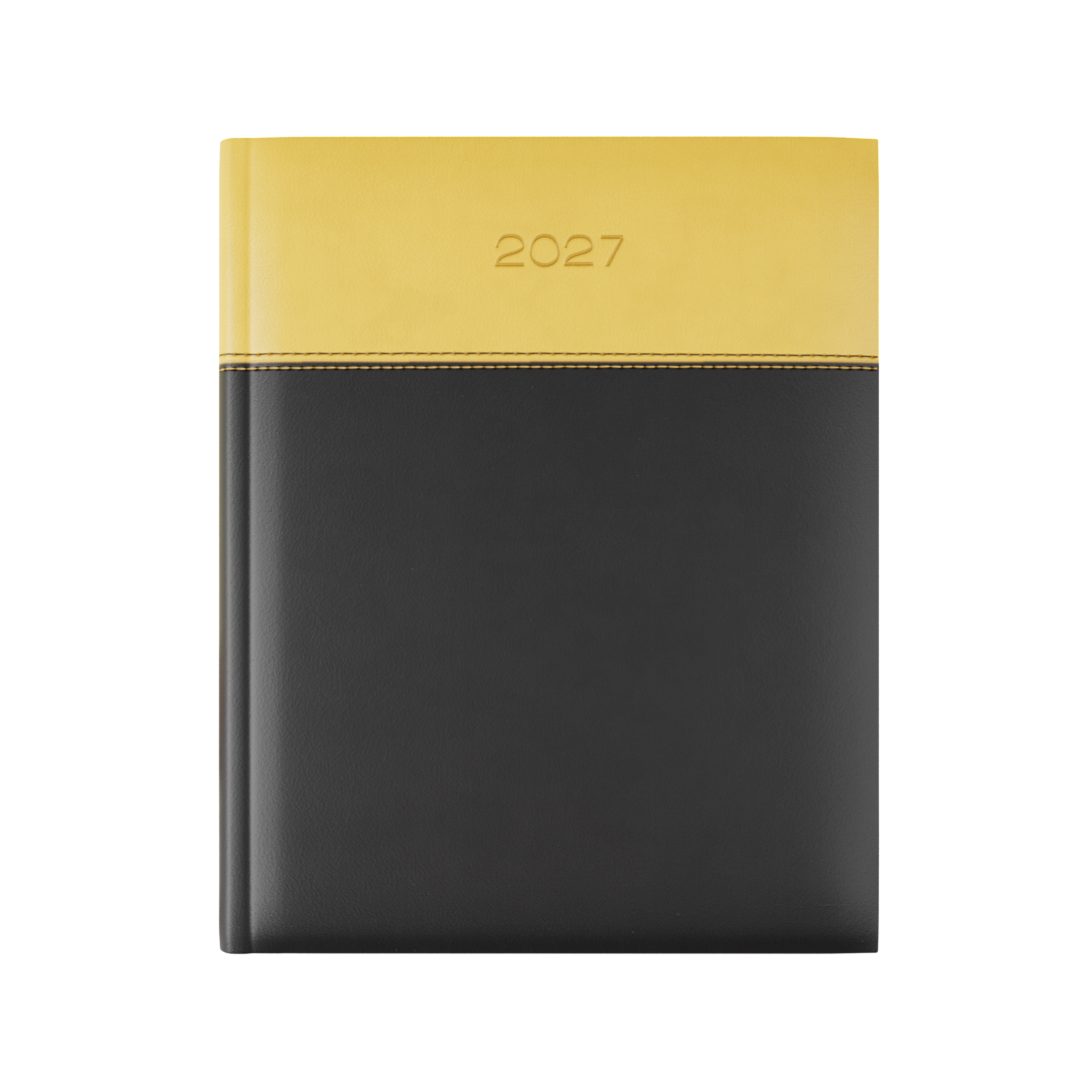 dorchester-horizon-quarto-desk-dairy-week-to-view-black-yellow