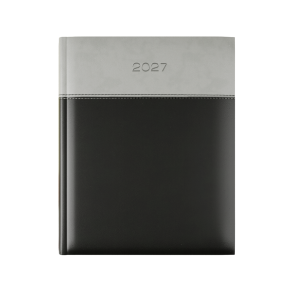Dorchester Horizon Quarto Desk Diary, Week to View, Black-Grey