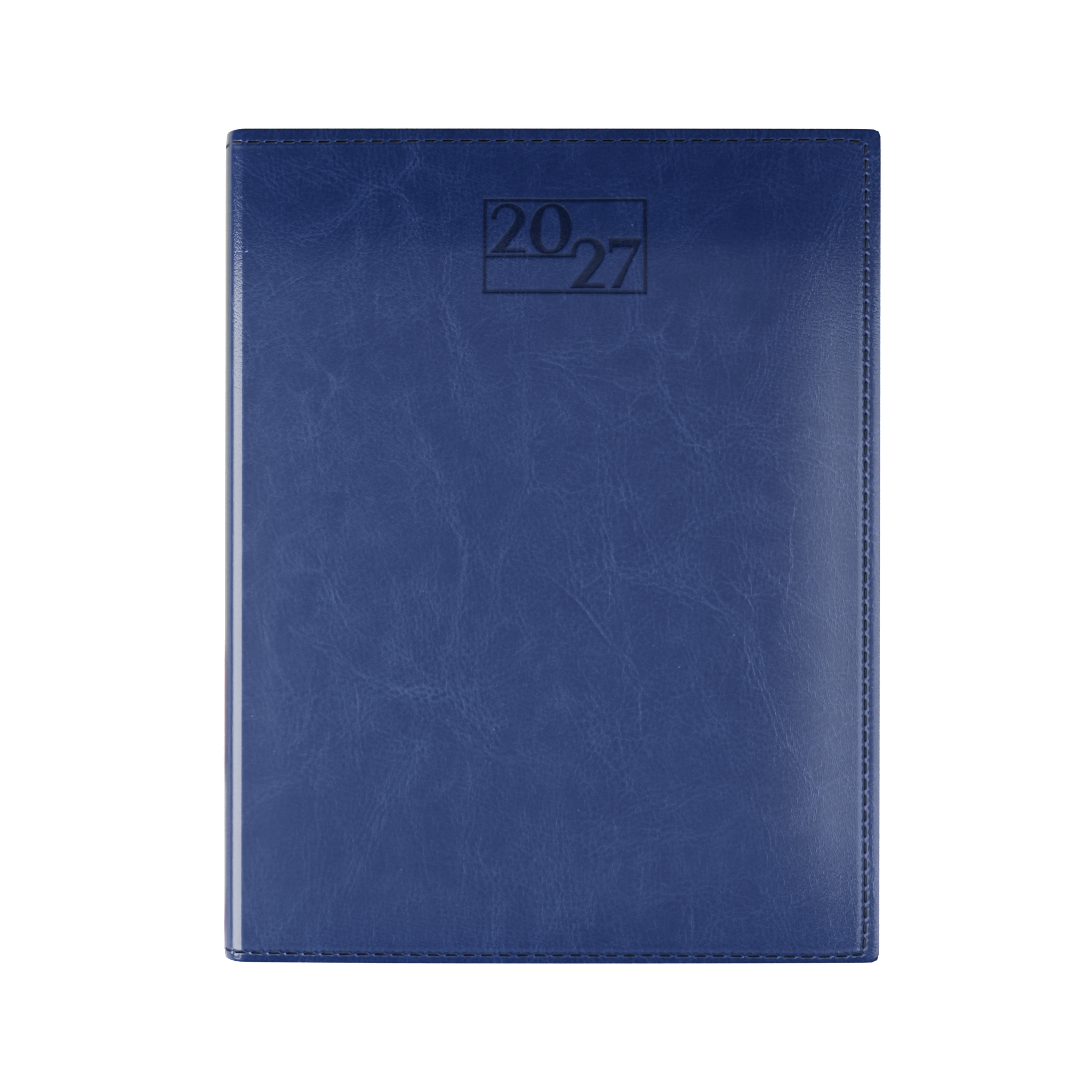 harrogate-saharahide-faux-leather-quarto-diary-week-to-view-dark-blue