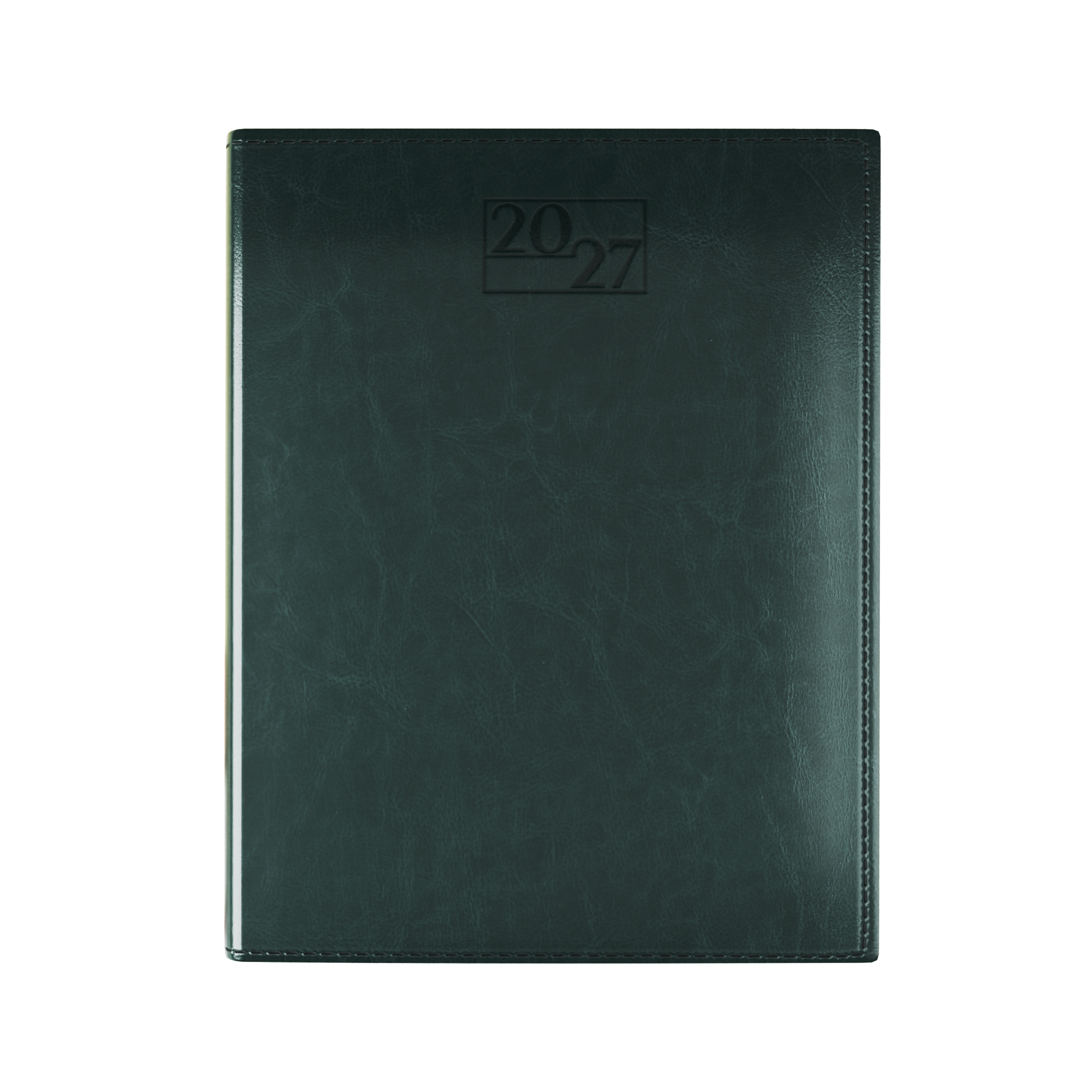 harrogate-saharahide-faux-leather-quarto-diary-week-to-view-green