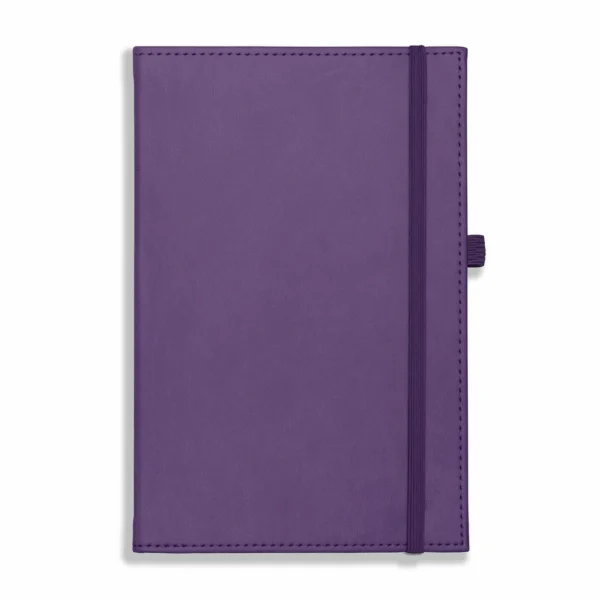 Dorchester NewHide A5 Notebook, Feint Ruled, Purple