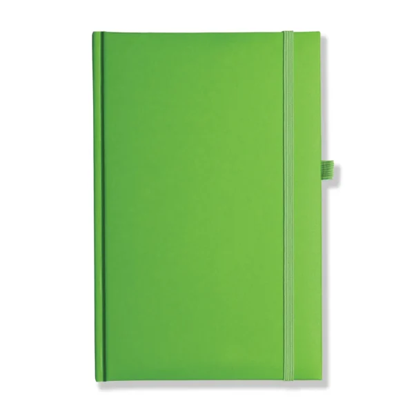 Lewes SmoothGrain A5 Notebook, Feint Ruled, Lime