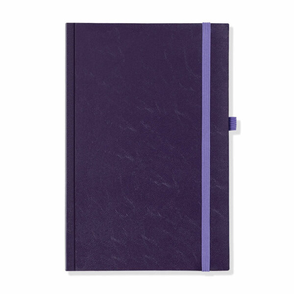 Richmond FineGrain A5 Notebook, Feint Ruled, Purple