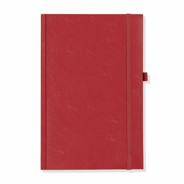 Richmond FineGrain A5 Notebook, Feint Ruled, Red