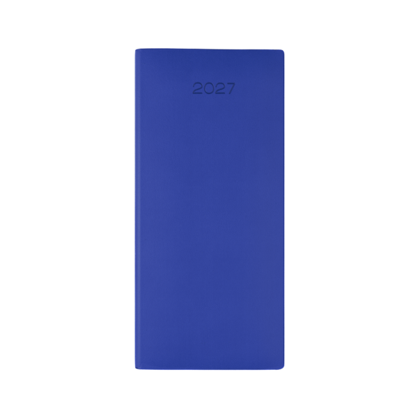 Lewes SmoothGrain Pocket, Week to View, Royal Blue