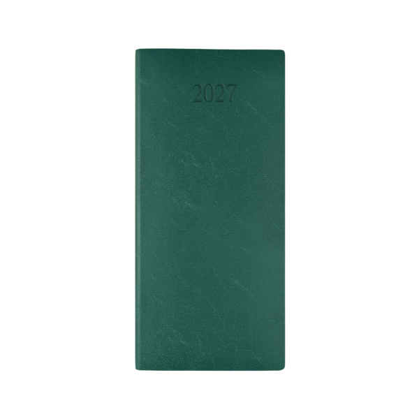 Richmond FineGrain Pocket Diary, Week to View, Green