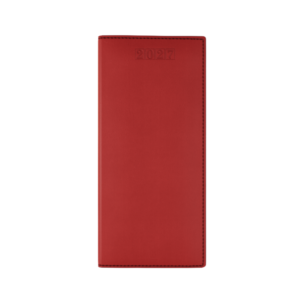 Dorchester NewHide Pocket, Week to View, Red