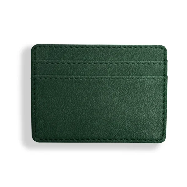 Chelsea Leather Slim Card Holder, Green