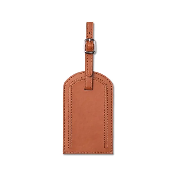 Dorchester Large Luggage Tag, Tan