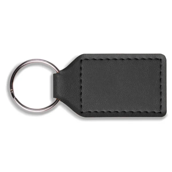 Dorchester Rectangle Key Fob, Black
